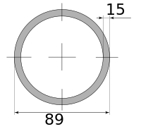 Трубы г/д 89х15 Ст35, марка Ст35