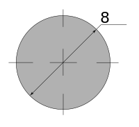 Катанка 8, длина 6 м, марка Ст3