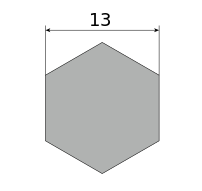 Сталь сортовая х/т калиброванная шестигранник 13, марка Ст35