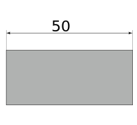 Полоса нержавеющая никельсодержащая 50х4, марка AISI 304 (08Х18Н10)  4.00