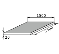 Лист нержав г/к 20х1500х5500, марка 08Х18Н10Т