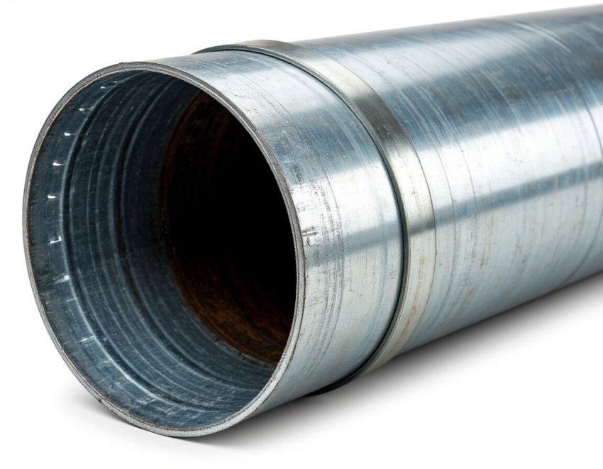 Труба оцинкованная электросварная 	820х12