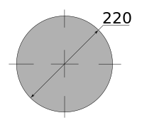Круг горячекатаный 220, марка Ст3