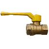 комплект шаровых кранов латунь fhf-bv с нипелями красный/синий danfoss 088u0586