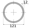 трубы г/д 121х12, марка ст20