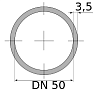 трубы вгп 50х3.5 ду, длина 6 м, dn 50