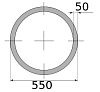 трубы г/д 550х50, марка ст20