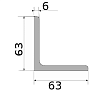 уголок низколегир 63х63х6, длина 12 м, марка ст09г2с-15