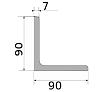 уголок 90х90х7, длина 12 м, марка ст3