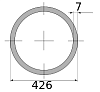трубы электросварные 426х7 9000-12000