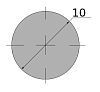 катанка 10, длина 6 м, марка ст3