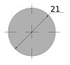 сталь сортовая х/т калиброванная круг 21, марка ст35