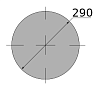 сталь сорт констр круг горячекатаный 290, марка 09г2с
