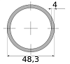 трубы г/д 48.3х4, марка ст20