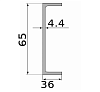 швеллер 6.5 п, длина 12 м, марка ст3